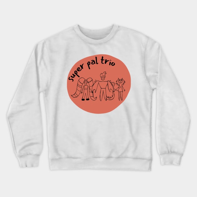 Scorpia's drawings of thSuper pal trio - Scorpia Catra and Entrapta - she-ra and the princesses of power Crewneck Sweatshirt by tziggles